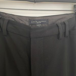Banana Republic black lined trouser pants
